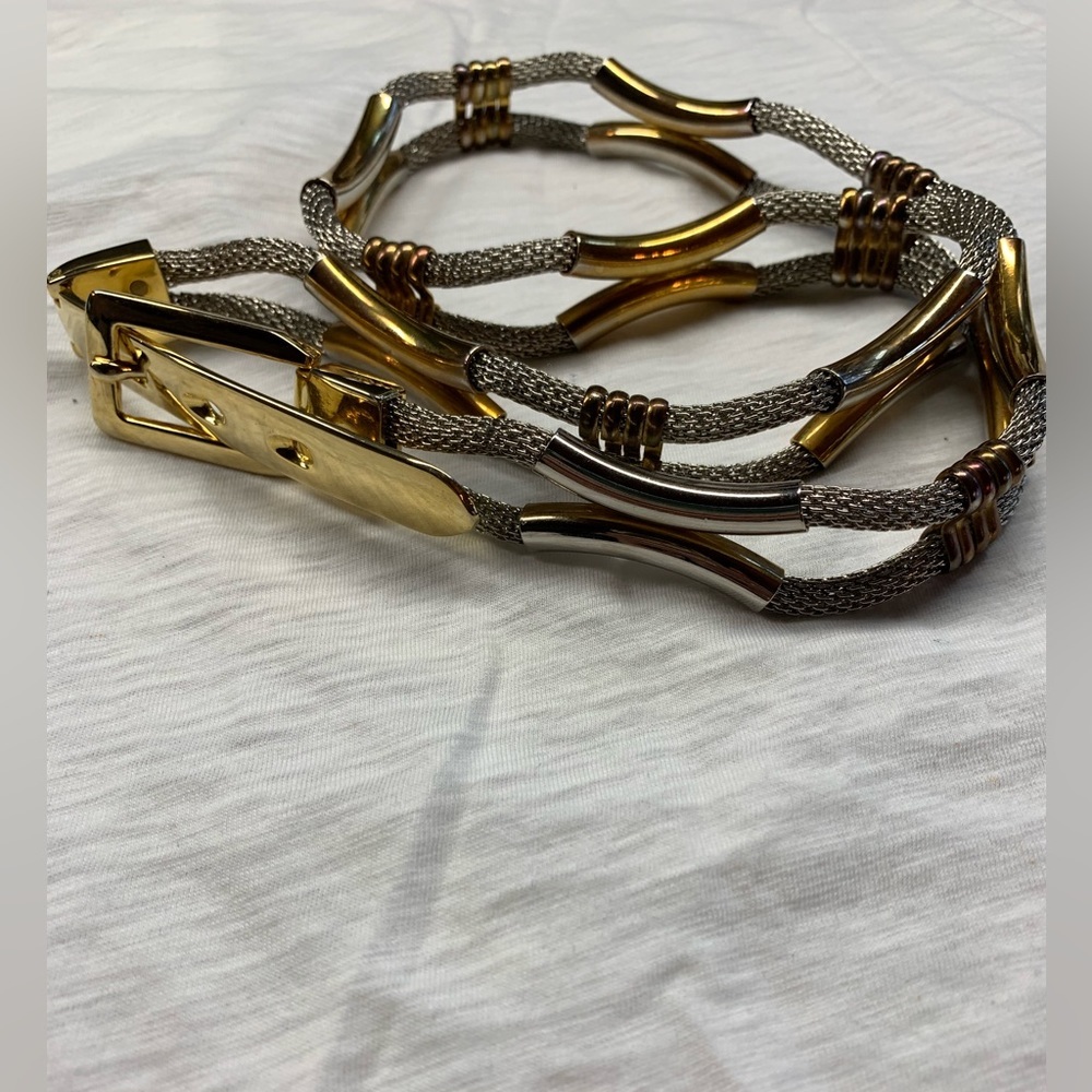 Gold and Silver Metal Belt - Small 5$ or 3 for 10$!